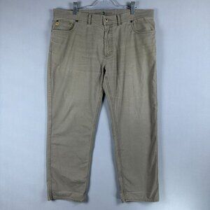 Duck Head Straight Fit Pants Mens Size 40W High Rise Coin Pocket Beige